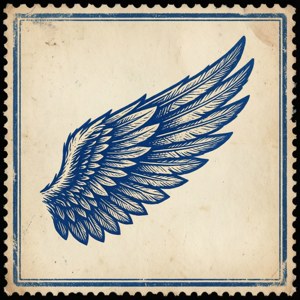 Stamp Style Wing