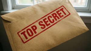 Stamped Manila Envelope