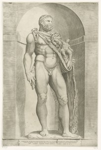 Standbeeld van keizer Commodus als Hercules