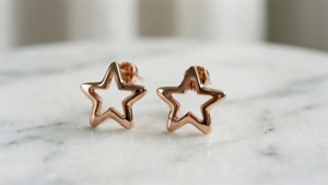 Star Cut-Out Rose Gold