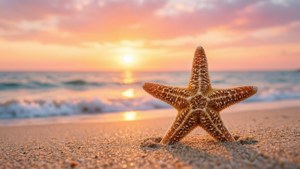 Starfish at Sunset Beach