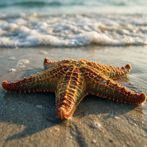 Starfish on the Shore