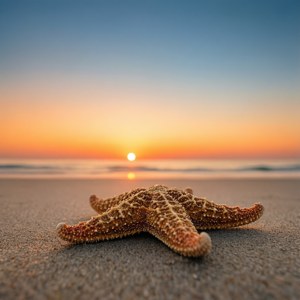 Starfish Sunset Minimal