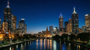 Starry City Skyline