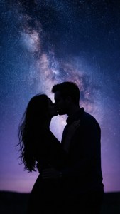 Starry Kiss Silhouette