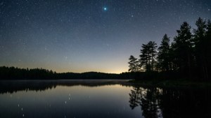 Starry Lake Reflection