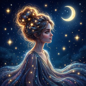 Starry Mom Bun Dream