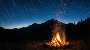Starry Mountain Campfire
