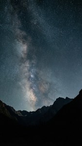 Starry Mountain Night