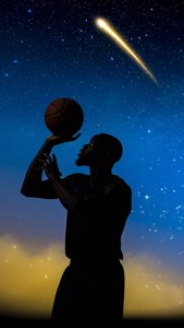 Starry Night Basketball