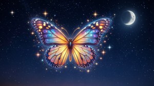 Starry Night Butterfly