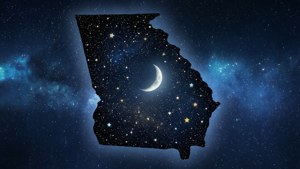 Starry Night Georgia Outline