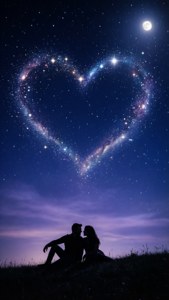 Starry Night Heart