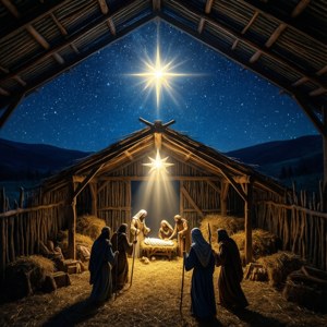 Starry Night Nativity