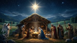 Starry Night Nativity