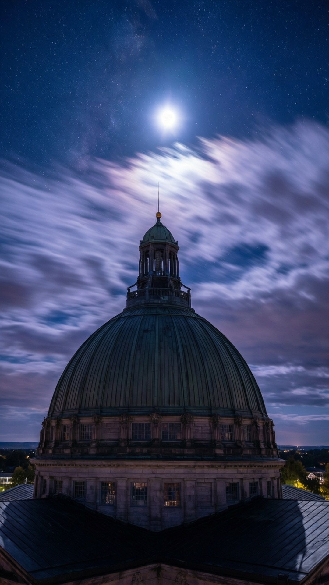Starry Night Over Con Hall by Wallpapers.art Studio