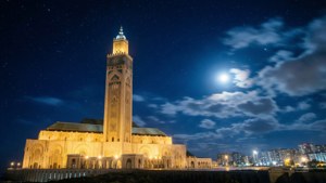 Starry Night Over Mosque