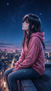Starry Night Rooftop