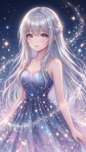Starry Night Sparkle Girl