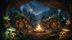 Starry Night Village