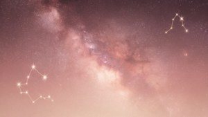 Starry Pink Rose Gold Sky