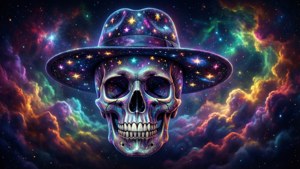 Starry Skull Cosmic Hat