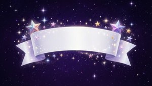 Starry White Banner