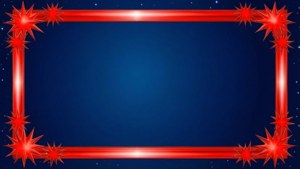Stars Red Border