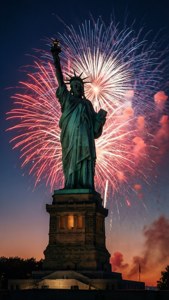 Statue of Liberty Fireworks