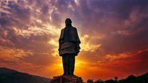 Statue of Unity at Sunset