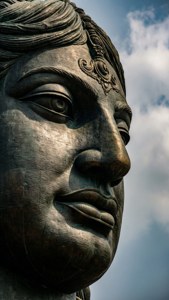 Statue of Unity Face Detail