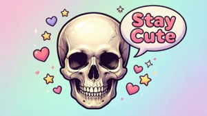 Stay Cute Skull