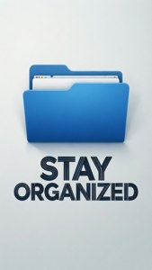 Stay Organized Quote