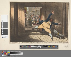 Stealing Off; - or - Prudent Seces(s)ion. "Courageous Chief The First in Flight"