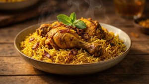 Steaming Bowl of Biryani