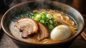 Steaming Bowl of Tonkotsu