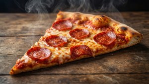 Steaming Pepperoni Slice