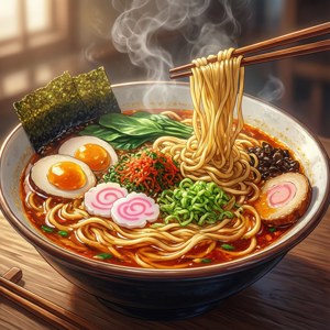 Steaming Ramen Bowl
