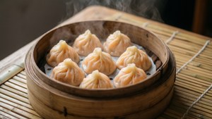 Steaming Shrimp Dumplings