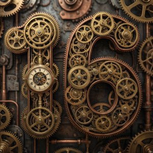 Steampunk 16 Gears