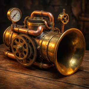 Steampunk Air Horn