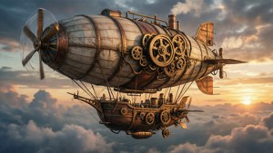Steampunk Airship