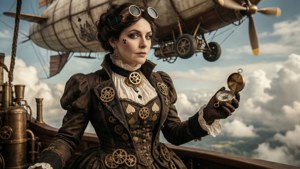 Steampunk Airship Captain