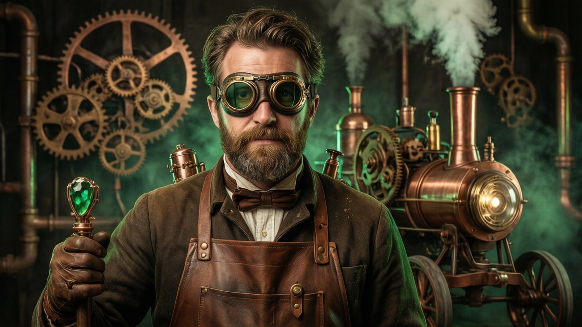 Steampunk Aura Plow by Wallpapers.art Studio