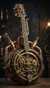 Steampunk Banjo
