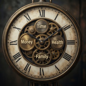 Steampunk Benefits Clock