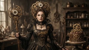 Steampunk Birthday Queen