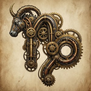 Steampunk Capricorn Gear