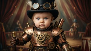 Steampunk Circus Baby