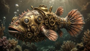 Steampunk Coelacanth